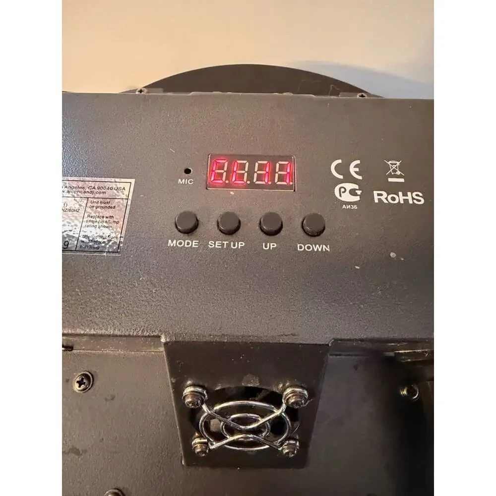 American DJ Flat Par QA12 Stage Lighting Effects Fixture
